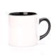 Кружка для сублімації кольорова всередині і ручка 150 мл (чорна) 30230 фото